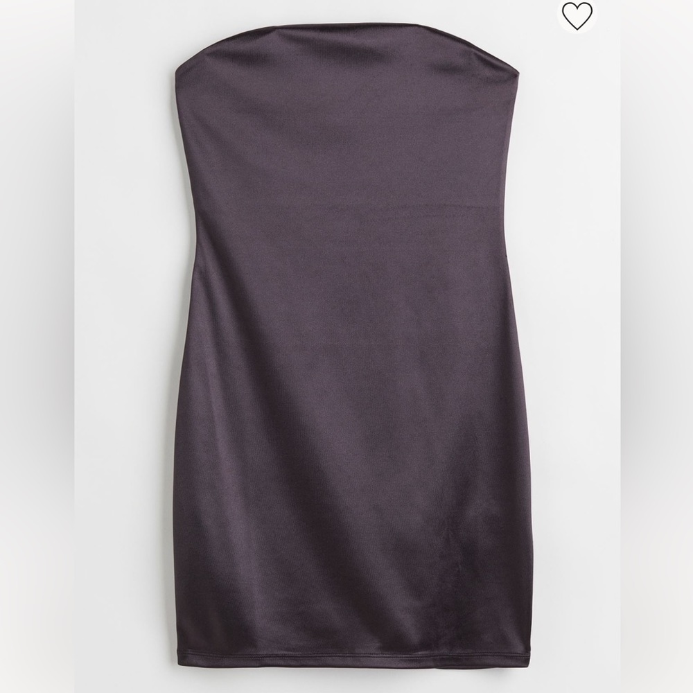 🆕 H&M Bandeau Satin Dress